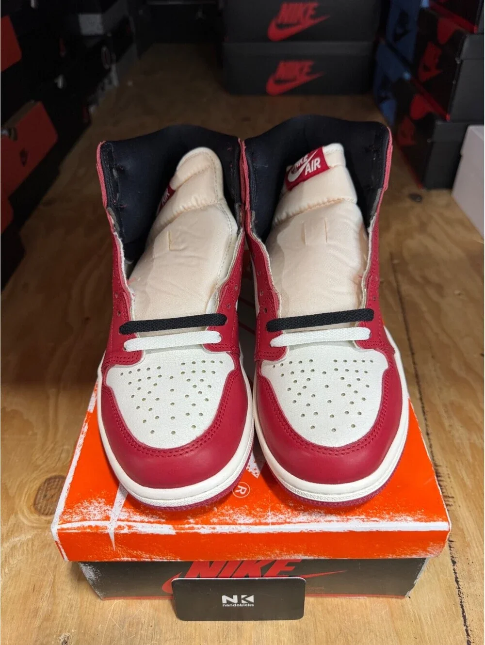 Air Jordan 1 Retro High OG 'Chicago Lost & Found' DZ5485-612 MENS SIZE 8